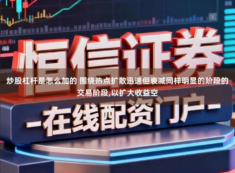 炒股杠杆是怎么加的 围绕热点扩散迅速但衰减同样明显的阶段的交易阶段,以扩大收益空