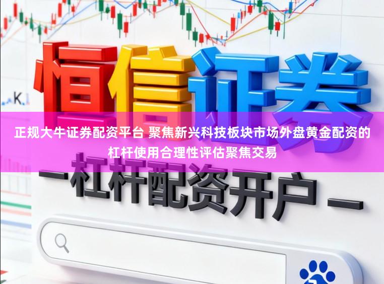 正规大牛证券配资平台 聚焦新兴科技板块市场外盘黄金配资的杠杆使用合理性评估聚焦交易